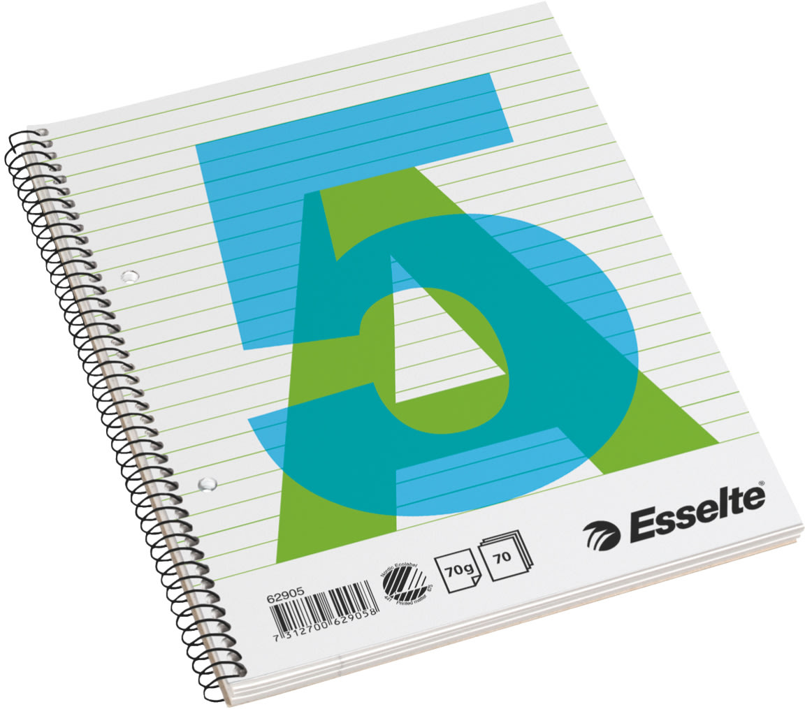 Esselte kollegieblock A5, linjerat