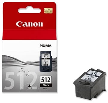 Canon PG-512 bläckpatron, svart, 401 s