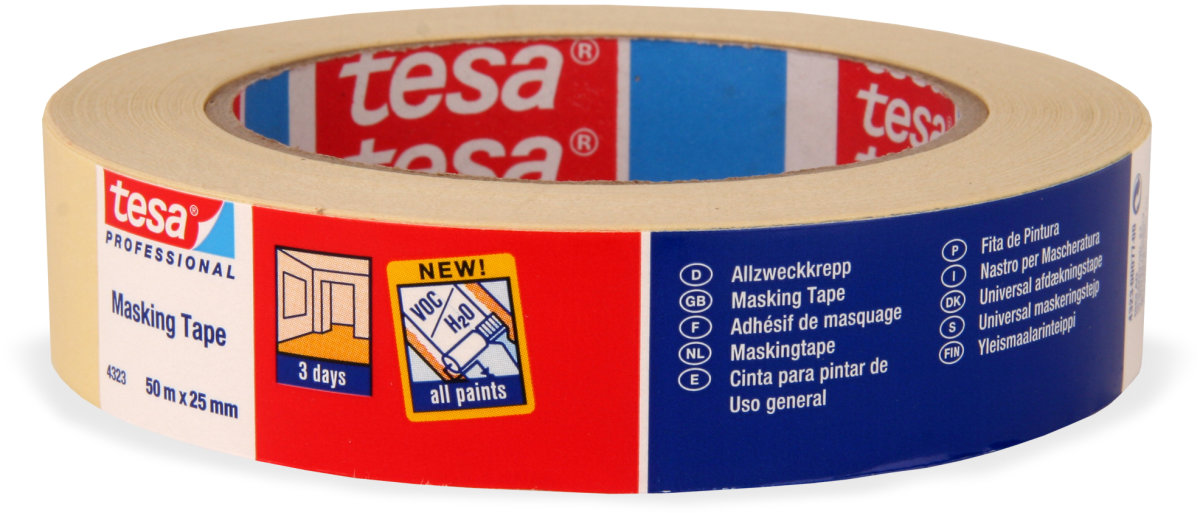 Tesa Maskeringstejp 25 mm x 50 m