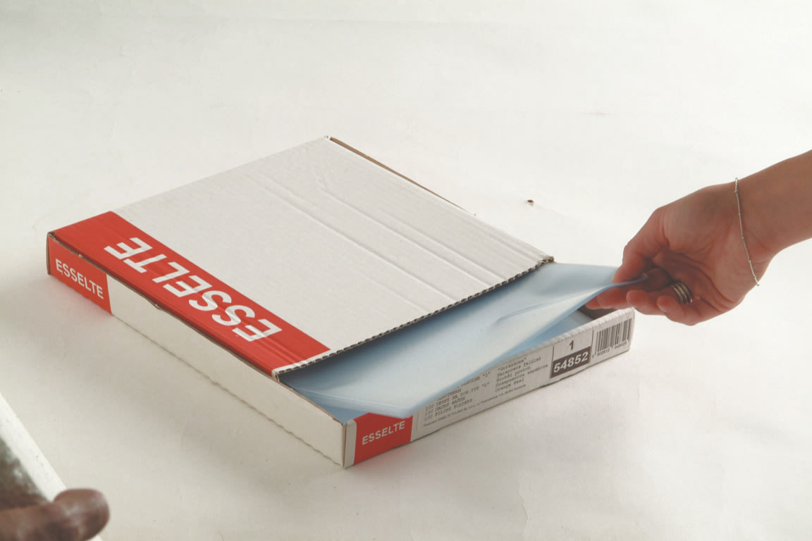 Esselte Premium plastficka, A4, topp, 0,09 mm