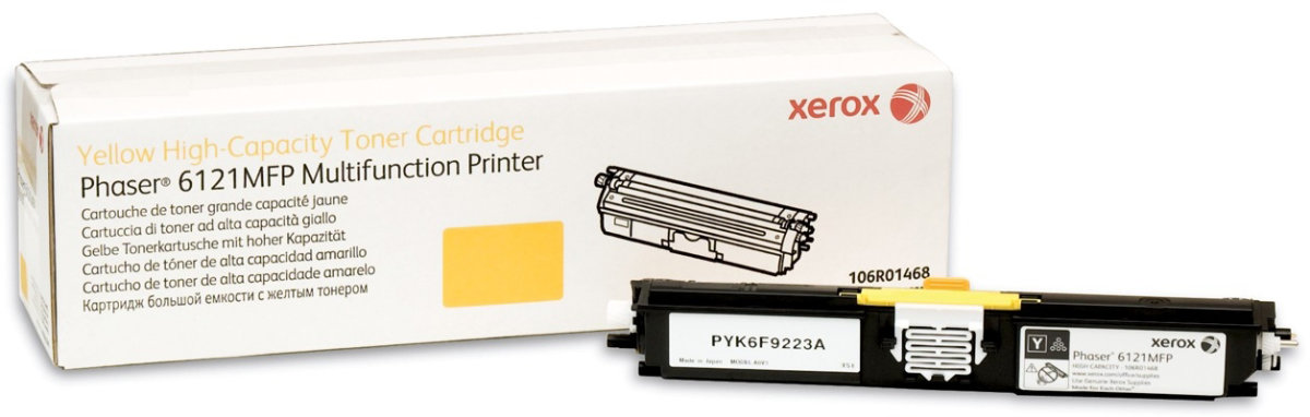 Lasertoner Xerox 106R01468 Gul 2600 sidor