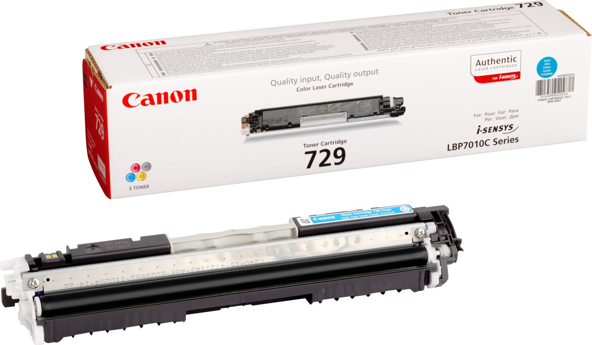 Lasertoner Canon CRG729/4369B002 Blå 1000 sidor
