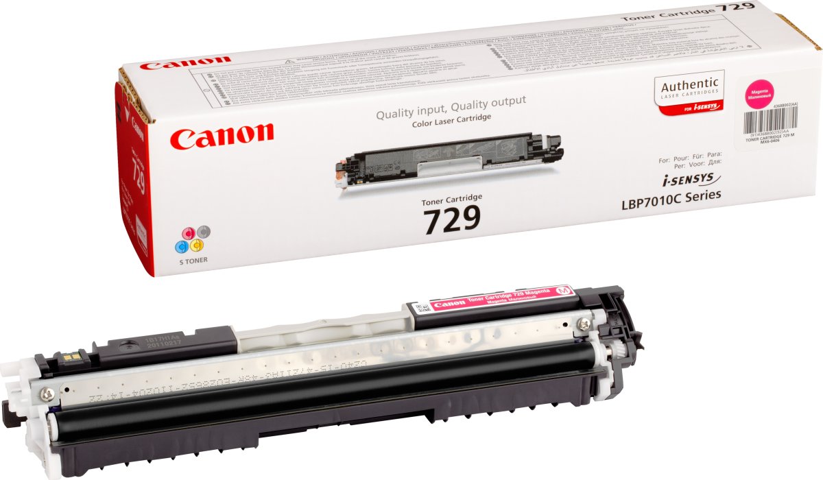 Lasertoner Canon CRG729/4368B002 Röd 1000 sidor