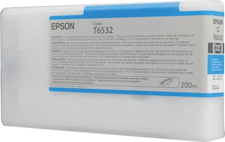 Bläckpatron Epson T6532/C13T653200 Blå 200 ml