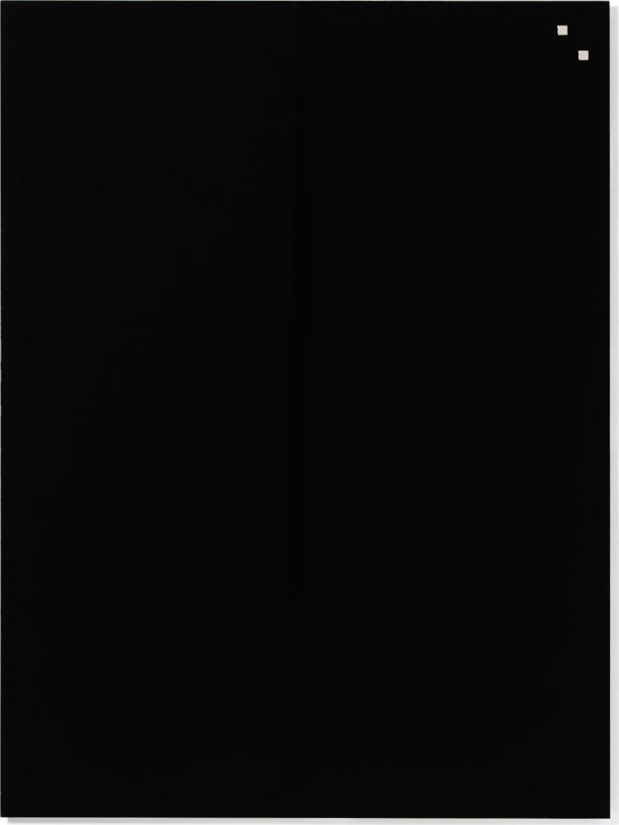 Naga magnetisk glastavla 60x80 cm, svart