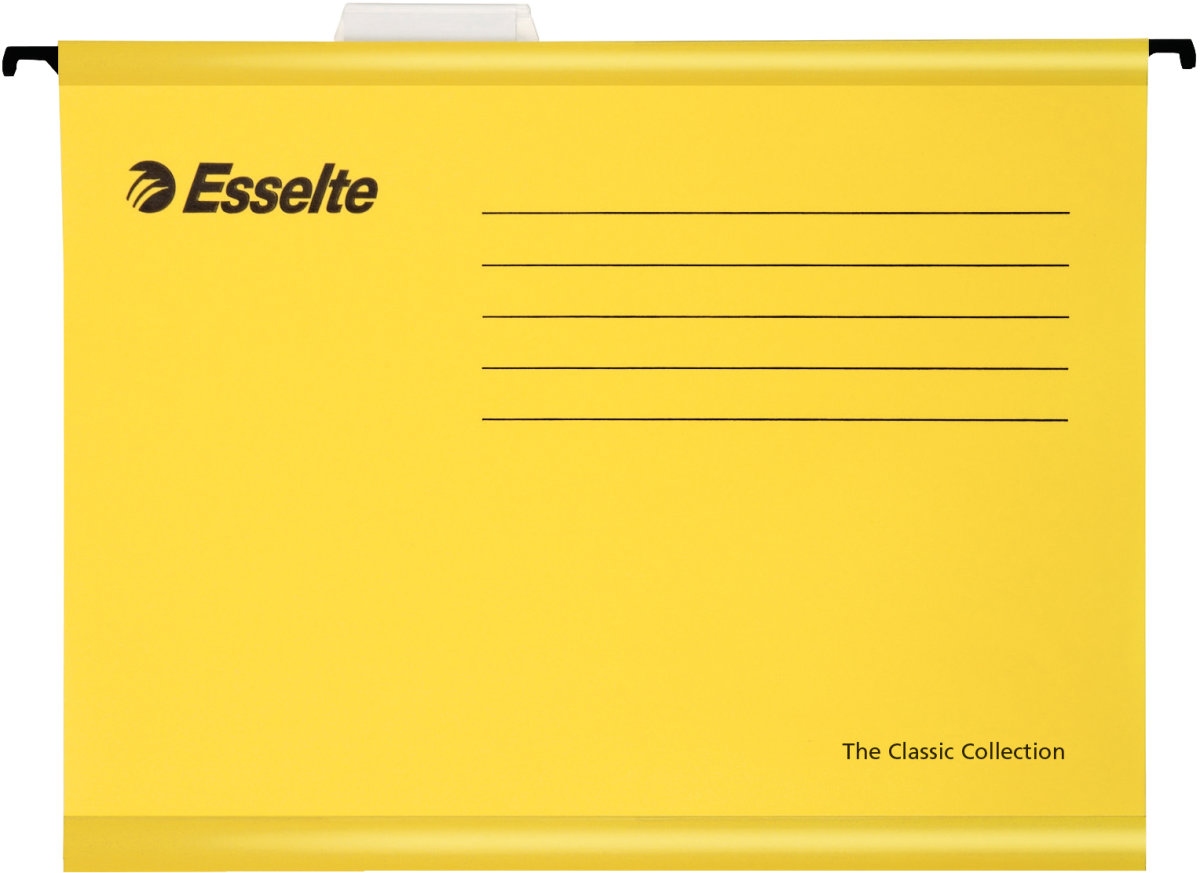 Hängmapp Esselte Classic Folio A4 Gul