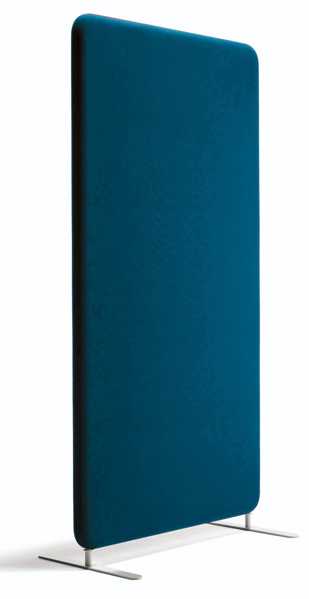 Abstracta softline skærmvæg blå B120xH150 cm