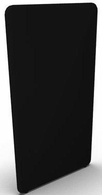 Abstracta softline skærmvæg sort B120xH170 cm