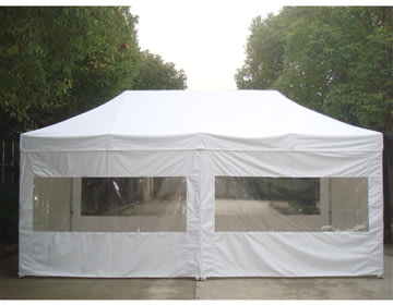 Paviljong EASY UP 3x6 m Off-white Inkl. sidor