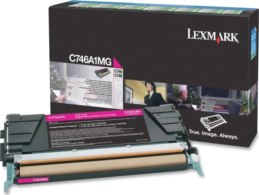 Tonerkassett Lexmark C746A1MG Röd 7000 sidor