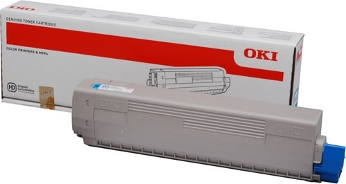 Lasertoner OKI 44844507 Cyan 10 000 sidor