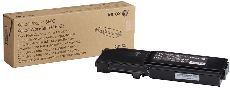 Toner Xerox Phaser 106R02232 High Svart 8000 sidor