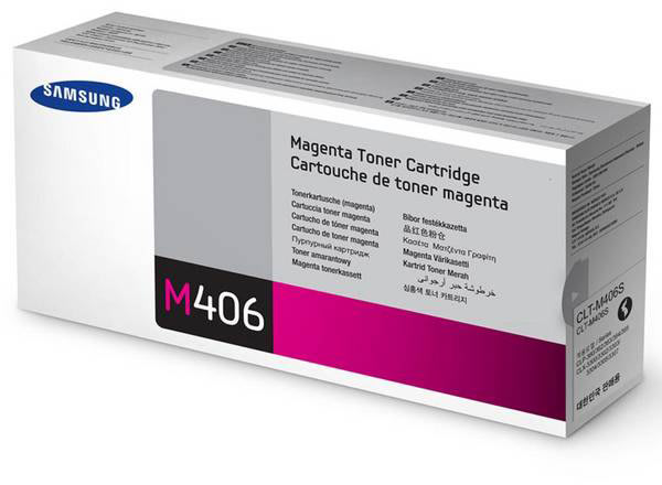Lasertoner Samsung CLT-M406S Magenta 1000 sidor