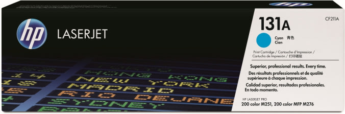 HP nr 131A/CF211A lasertoner, blå, 1800 sidor