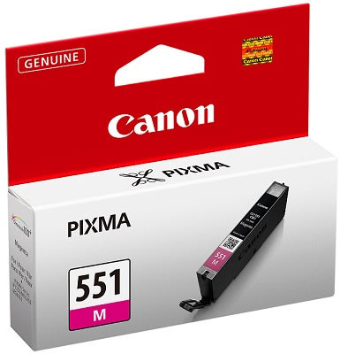 Bläckpatron Canon CLI-551 M Röd 7 ml