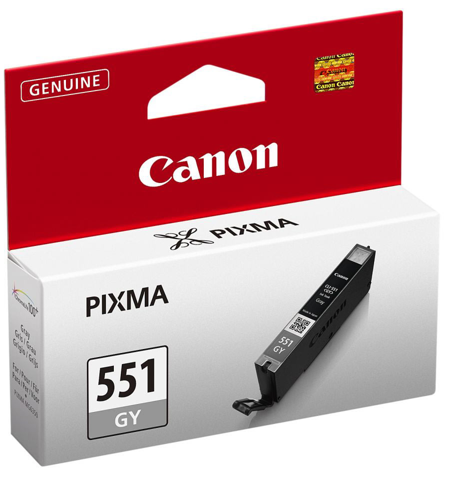 Bläckpatron Canon CLI-551 GY Grå 7 ml