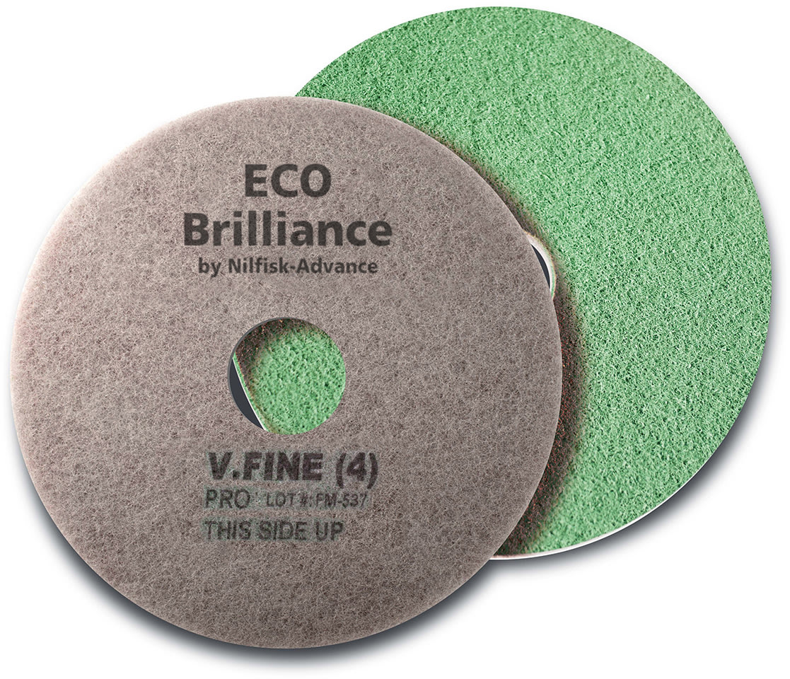 Eco Brilliance Pads Nilfisk 14" Grön 2 st