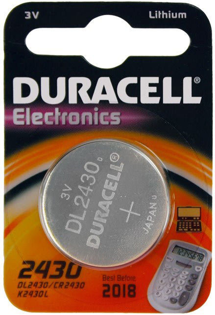 Duracell CR2430 3V knappcellsbatteri