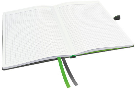 Leitz Complete notesbog A5, kvadreret, sort