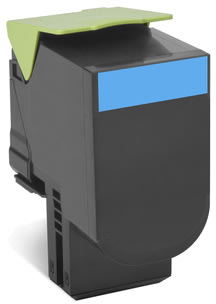 Lasertoner Lexmark 702C Blå 1000 sidor