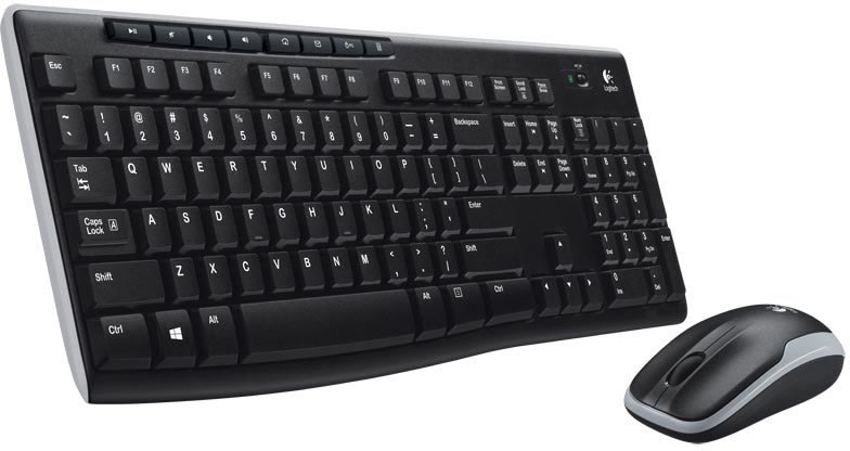 Logitech MK270 Wireless trådlöst tangentbord/mus-s