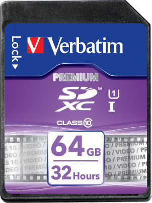 Verbatim SDXC 64 GB Class 10 minneskort