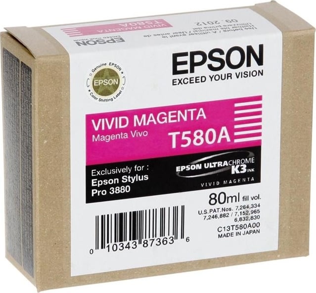 Epson T580A (C13T580A00) bläckpatron, magenta