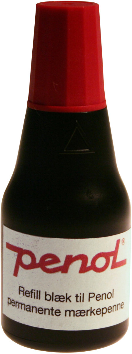 Penol refill till märkpenna 25 ml, röd