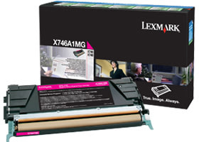 Lasertoner Lexmark X746A1MG Röd 7000 sidor