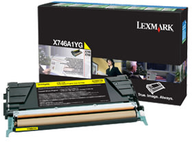 Lasertoner Lexmark X746A1YG Gul 7000 sidor
