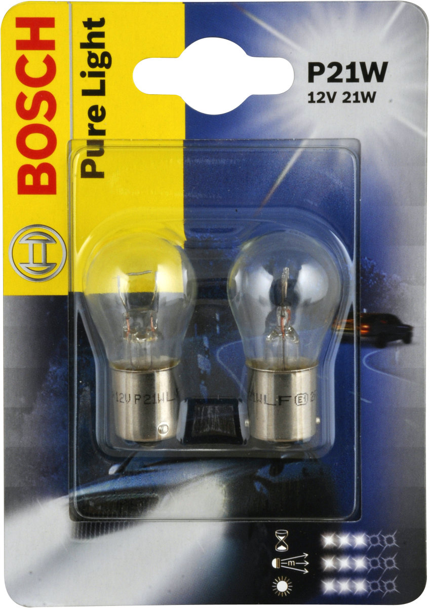 Bosch p21w lampsats för stoppljus/blinkers/bakljus