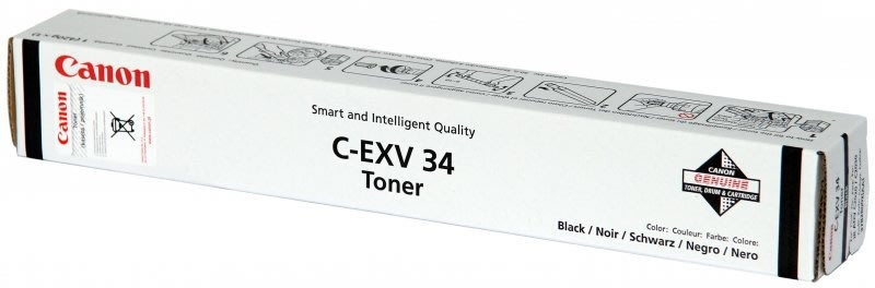 Lasertoner Canon C-EXV 34 Svart 23 000 sidor