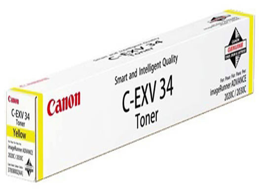 Lasertoner Canon C-EXV 34 Gul 19 000 sidor