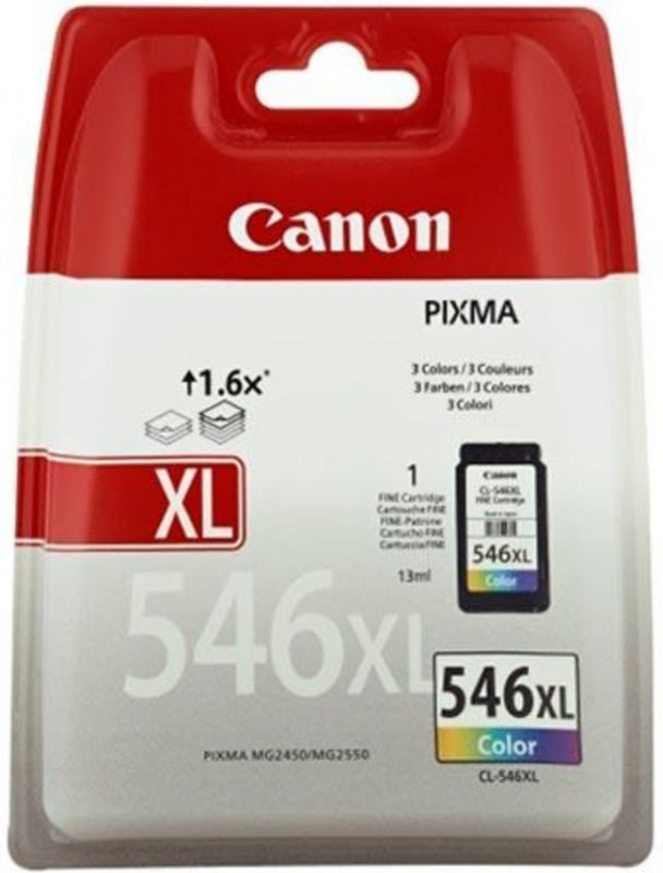 Canon CL-546XL blækpatron blister, farve, 300s