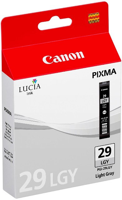 Bläckpatron Canon PGI-29LGY Ljusgrå 1300 sidor