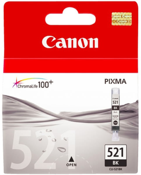 Canon CLI-521BK bläckpatron, svart, 9 ml