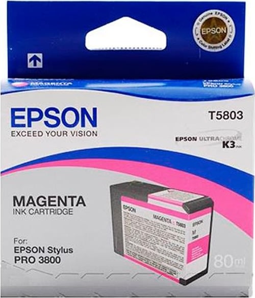 Bläckpatron Epson C13T580300 Röd 80 ml
