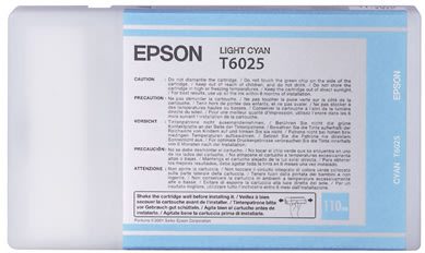 Epson C13T602500 bläckpatron, light cyan, 110 ml