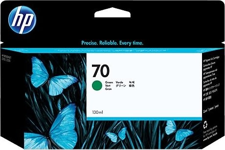 HP nr 70/C9457A bläckpatron, grön, 130 ml