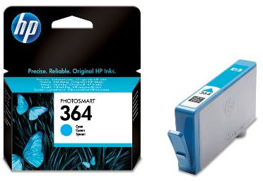 Bläckpatron HP Nr. 364/CB318EE Cyan 300 sidor