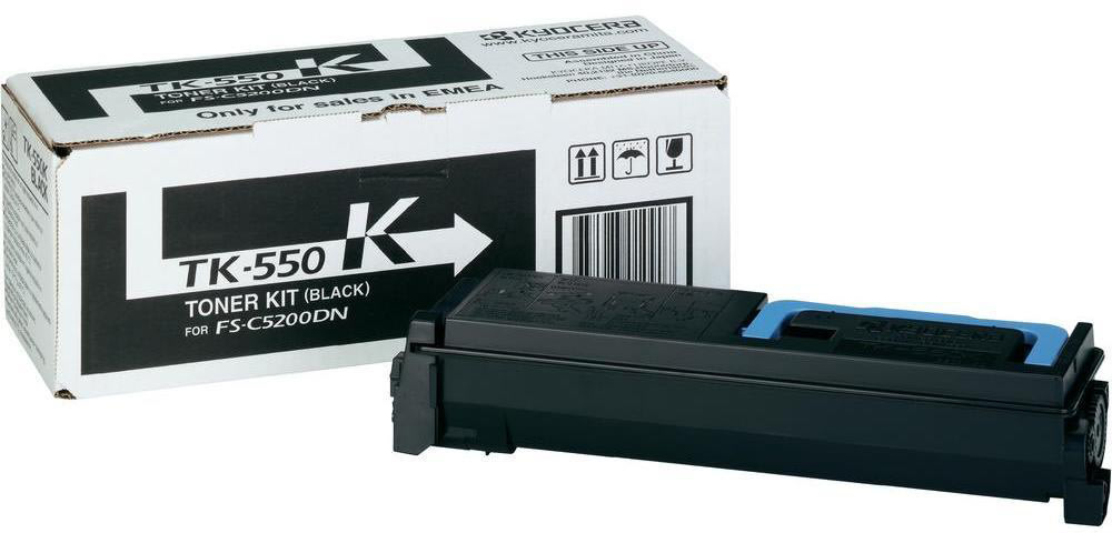 Lasertoner Kyocera TK-550K Svart 7000 sidor