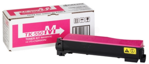 Lasertoner Kyocera TK-550M Röd 6000 sidor
