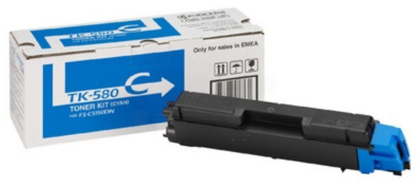 Lasertoner Kyocera TK-580C Blå 2800 sidor