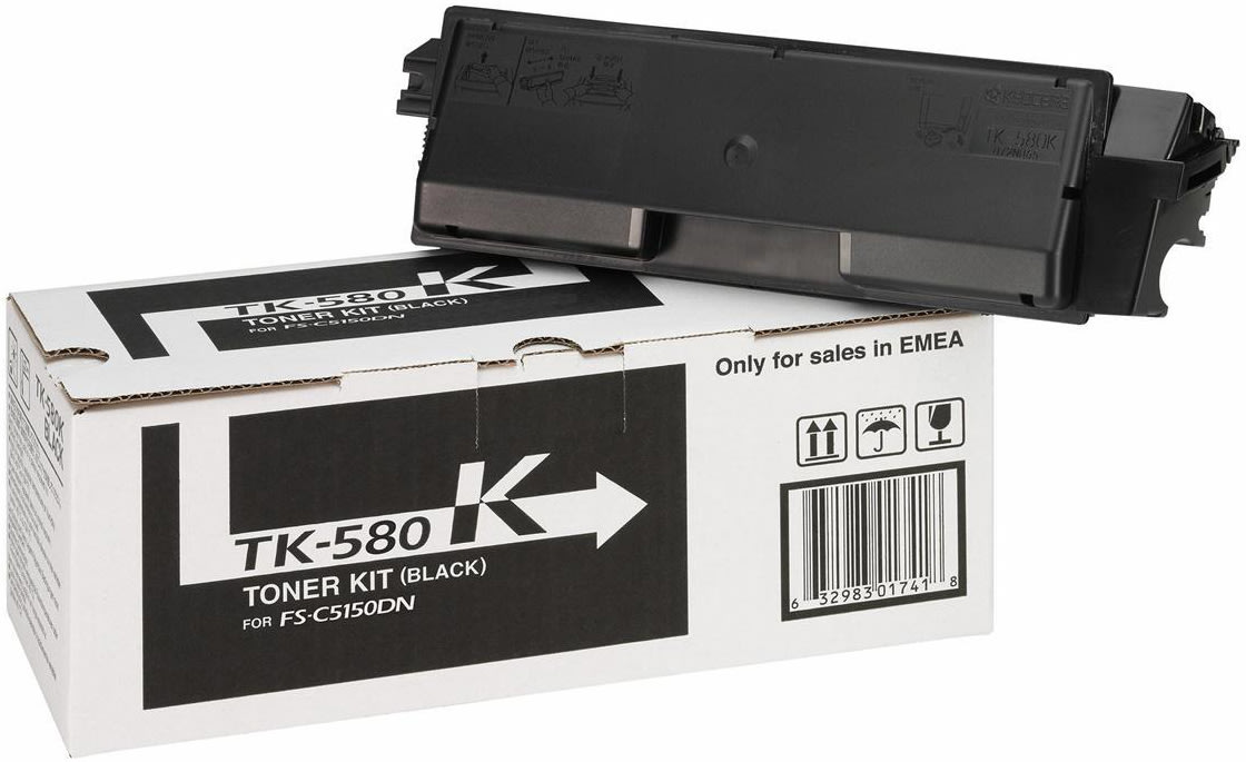 Lasertoner Kyocera TK-580K Svart 3500 sidor