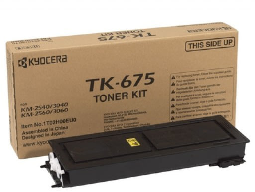 Lasertoner Kyocera TK-675 Svart 20 000 sidor