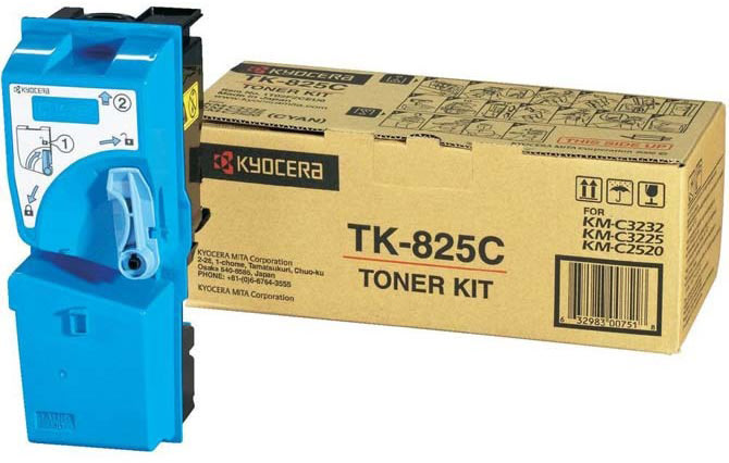 Lasertoner Kyocera TK-825C Blå 7000 sidor