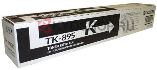 Lasertoner Kyocera TK-895K Svart 12 000 sidor