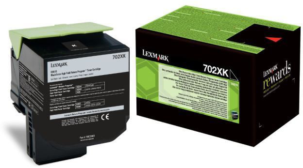 Lasertoner Lexmark 70C2XK0 Svart 8000 sidor