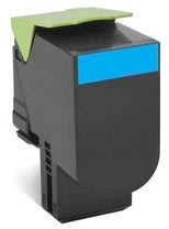 Lasertoner Lexmark 80C2XC0 Blå 4000 sidor