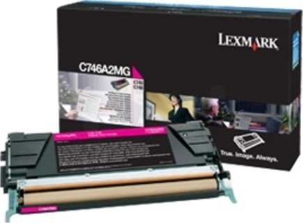 Lasertoner Lexmark C746A3MG Röd 7000 sidor